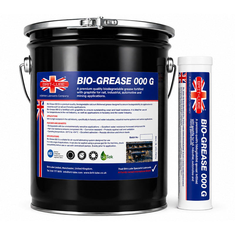 Brit-Lube Bio-Grease 000G 18kg - Allow 2-3 Days