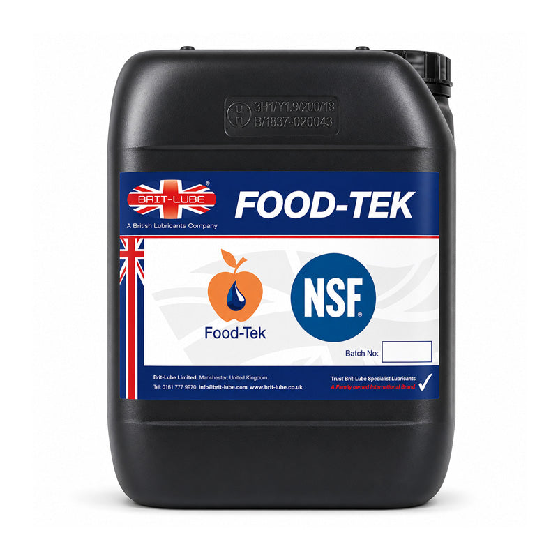 Brit-Lube Food-Tek Chain Oil AF 205 Litre - Allow 2-3 Days