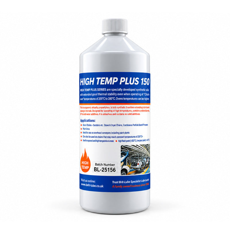 Brit-Lube Indu-Tek High Temp Plus Oil 150 1 Litre - Allow 2-3 Days