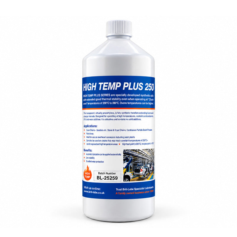 Brit-Lube Indu-Tek High Temp Plus Oil 250 1 Litre