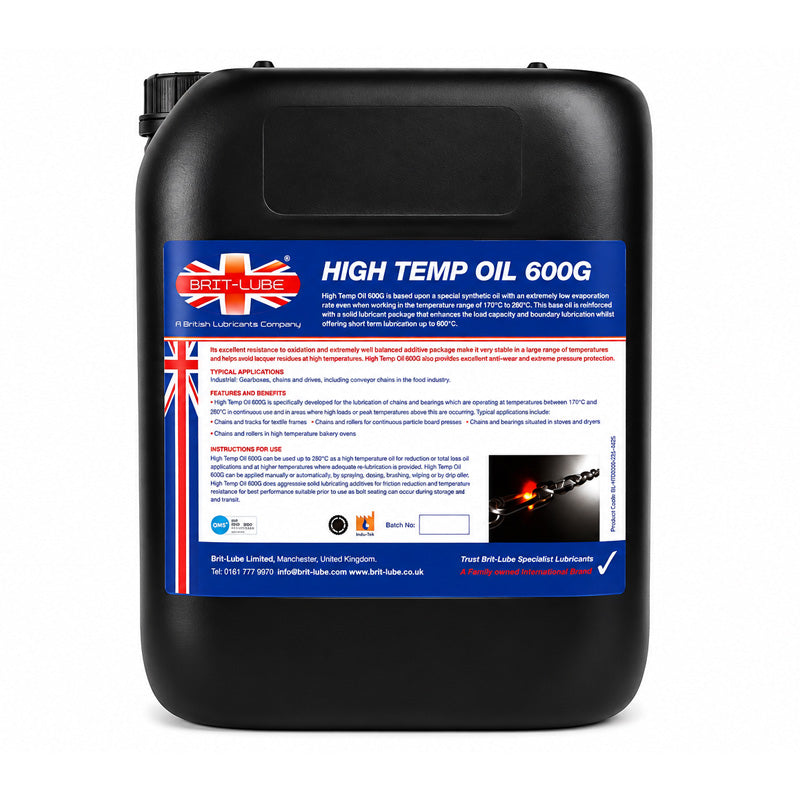Brit-Lube Indu-Tek High Temp 600G 1000 Litre - Allow 2-3 Days