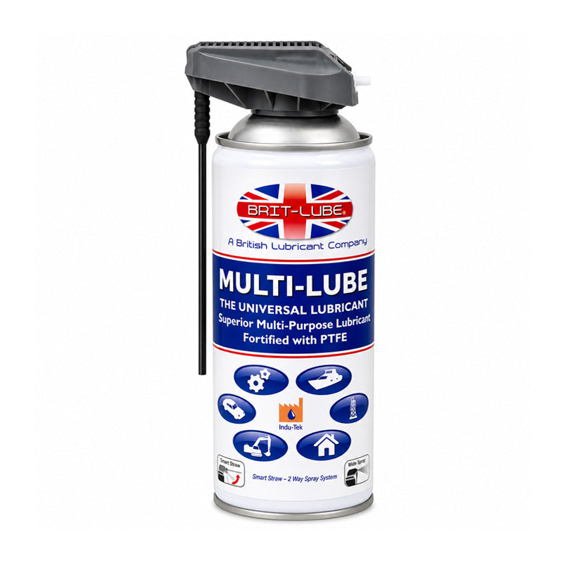 Brit-Lube Multi-Lube with PTFE Aerosol Spray 400ml