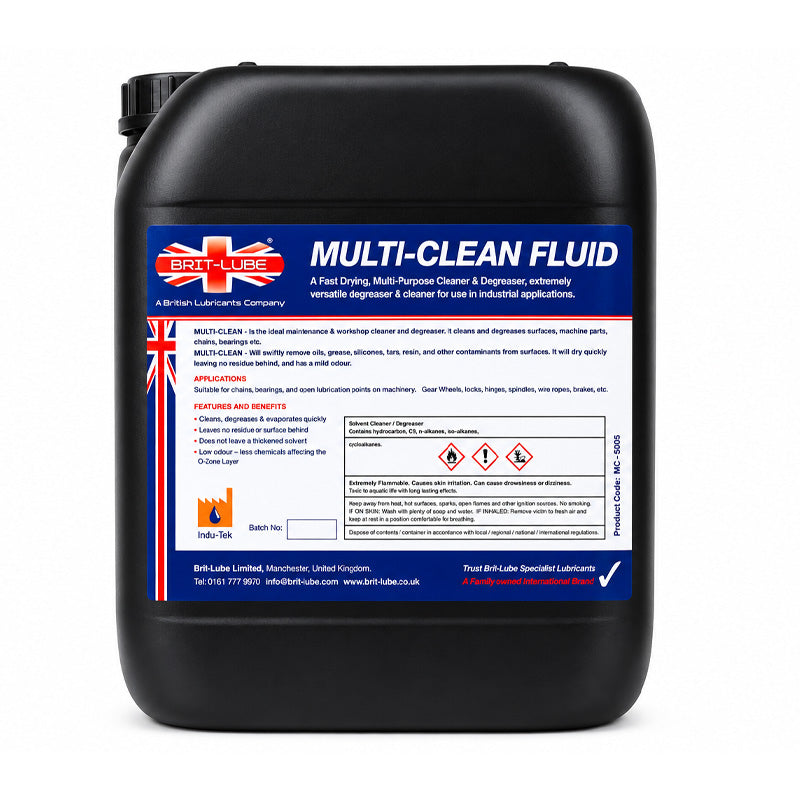 Brit-Lube Multi-Clean Fluid 20 Litre - Allow 2-3 Days