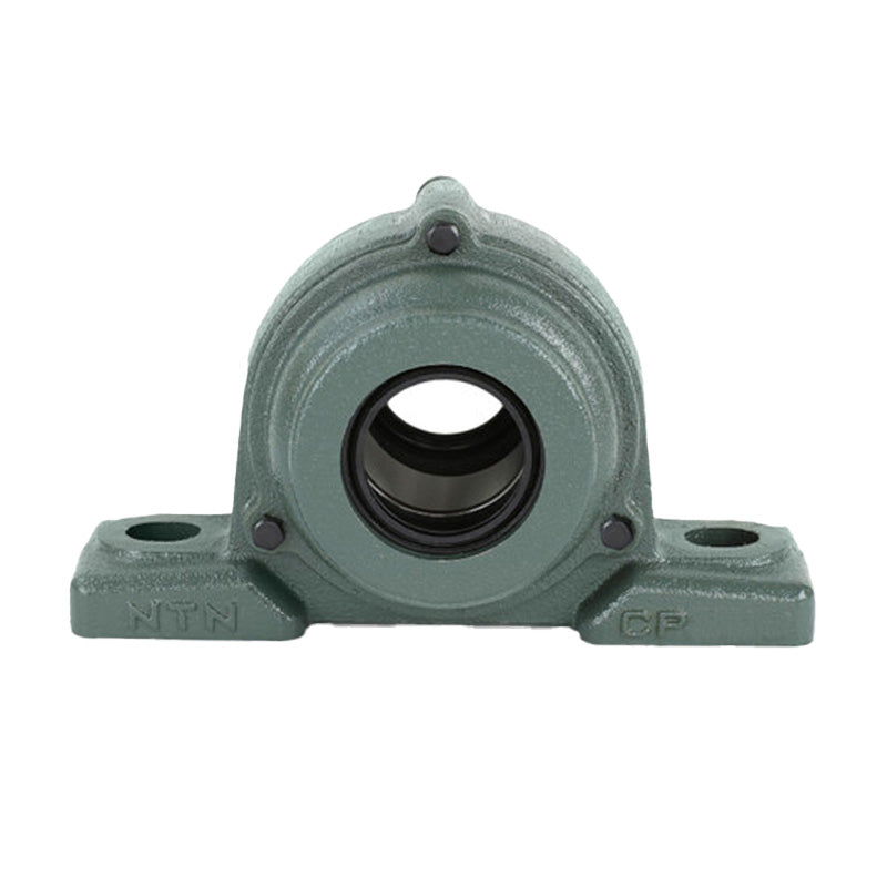 NTN C-UKP318AD1/HA2318X Imperial Cast Iron Two Bolt Pillow / Plummer Block Housing with Cast Iron Cover - Open Version - Insert and Adaptor Sleeve Fits 3-3/16 inch Shaft - Allow 2-3 Days
