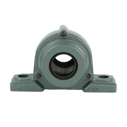 NTN C-UKPX10AD1/HA2310 Imperial Cast Iron Two Bolt Pillow / Plummer Block Housing with Cast Iron Cover - Open Version - Insert and Adaptor Sleeve Fits 1-11/16 inch Shaft - Allow 2-3 Days