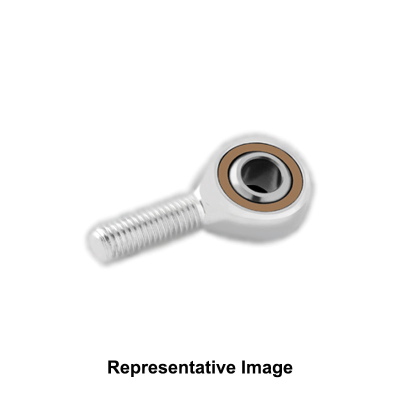 Chiavette CML5 Left Hand Steel / Bronze Lined Plain Male Rod End 5mm Bore M5 Thread - Allow 2-3 Days