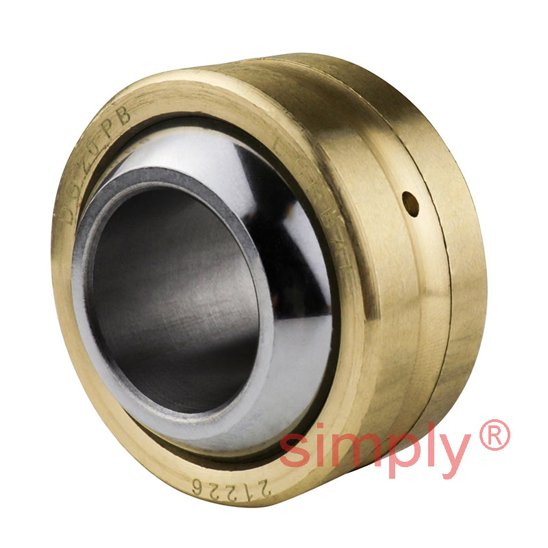 Major Brand GE20PB Steel / Phosphor Bronze Spherical Plain Bearing 20x40x25x18mm
