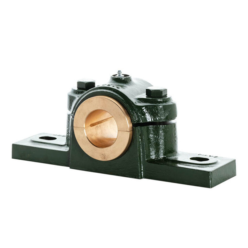 Major Brand EN96E Imperial Split Cast Iron Two Bolt Pillow / Plummer Block Housing with 6 inch Bore Gunmetal Bush Insert - Allow 3-4 Weeks