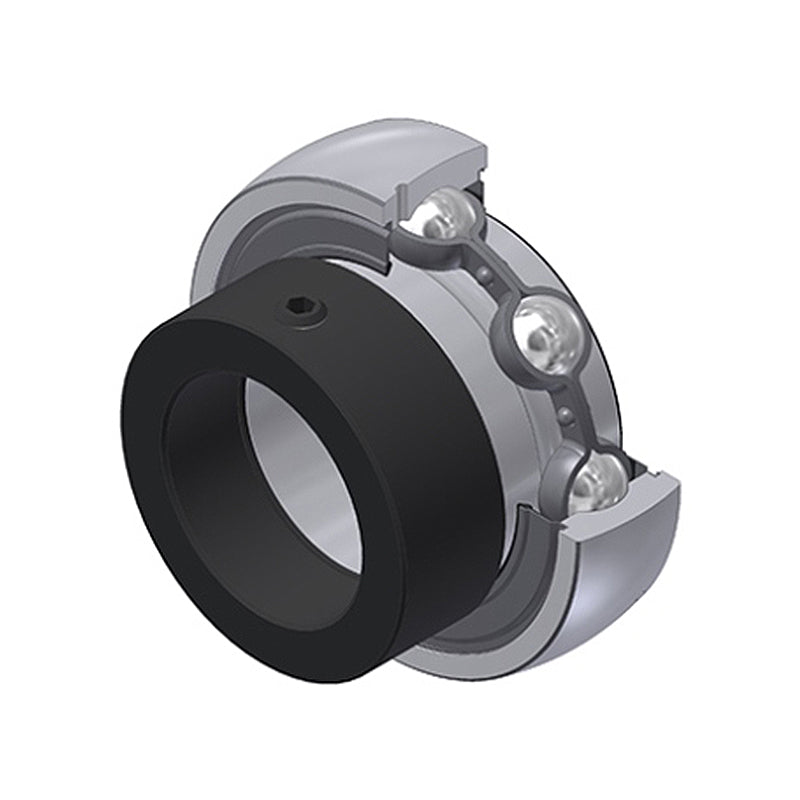 SNR ES206-19G2T04 Imperial Flatback Spherical Outer Low Temp Bearing Insert 1-3/16 inch Bore 62mm Outside Diameter with Eccentric Collar - Allow 2-3 Days