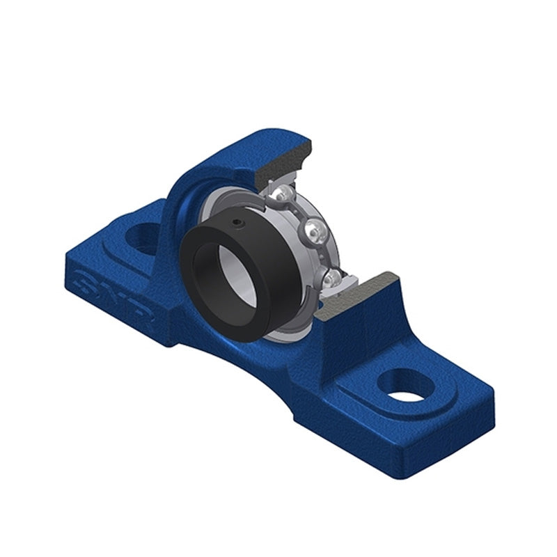 SNR ESP205-16 Imperial Cast Iron Two Bolt Pillow / Plummer Block Housing with 1 inch Eccentric Collar Insert - Allow 2-3 Days