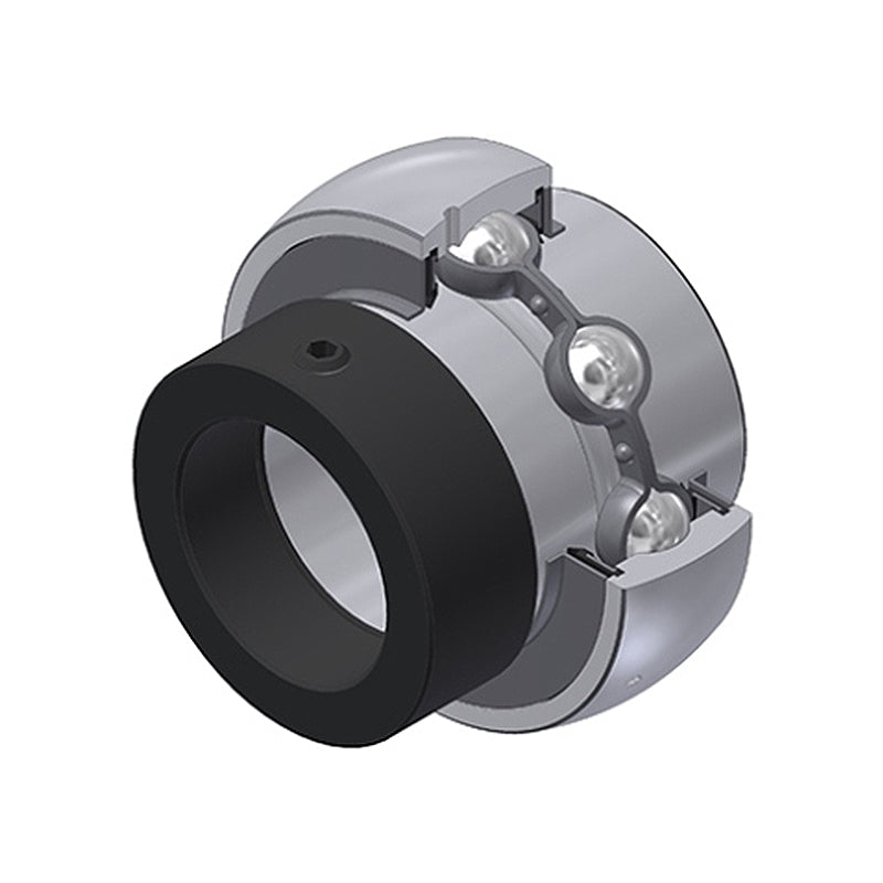 SNR EX210G2T04 Metric Full Width Spherical Outer Low Temp Bearing Insert 50mm Bore 90mm Outside Diameter with Eccentric Collar - Allow 2-3 Days