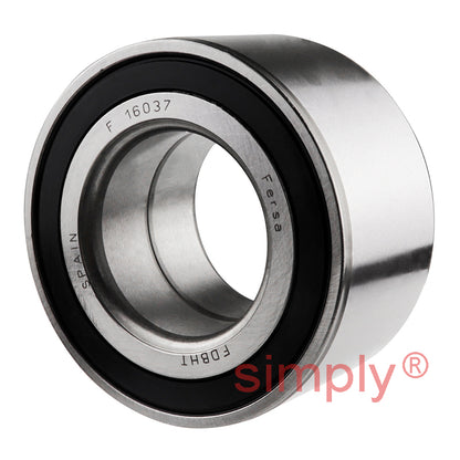F16037 Rubber Sealed Double Row Wheel Bearing 39x74x39mm