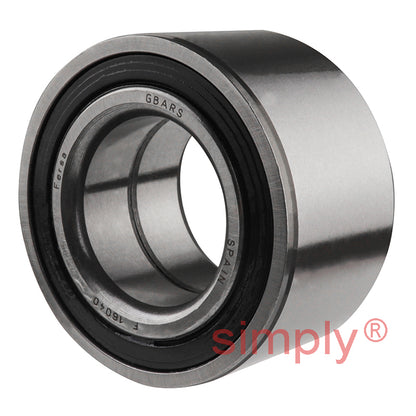 F16040 Rubber Sealed Double Row Wheel Bearing 40x74x40mm