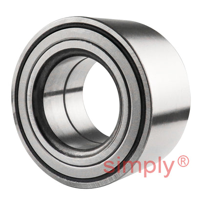F16057 Rubber Sealed Double Row Wheel Bearing 38.1x70x37mm