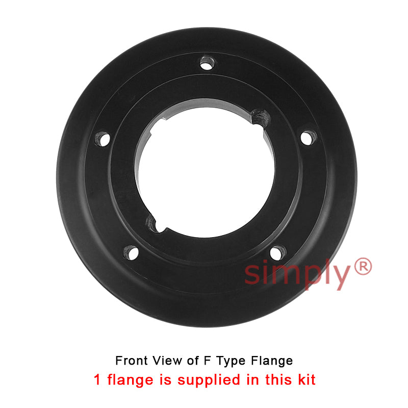 Major Brand F60H/F60F Inner/Outer Facing Taper Bores Type Tyre Drive Coupling Assembly with Natural Rubber Tyre