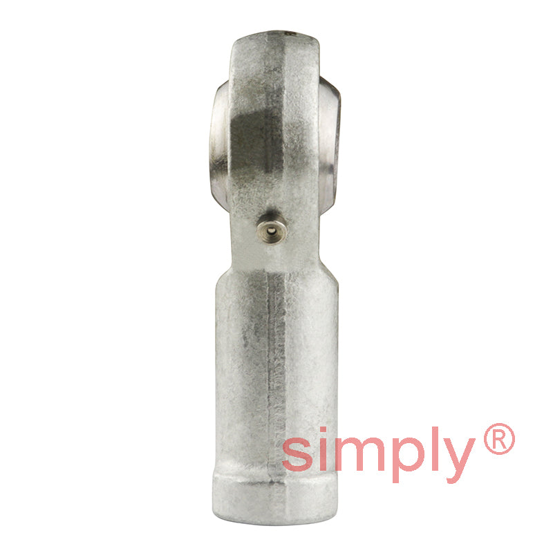 Branded FBL-16CG Left Hand Metric Steel / Bronze Lined Maintenance Required Plain Female Rod End M16x1.5 Thread - Allow 7-10 Days