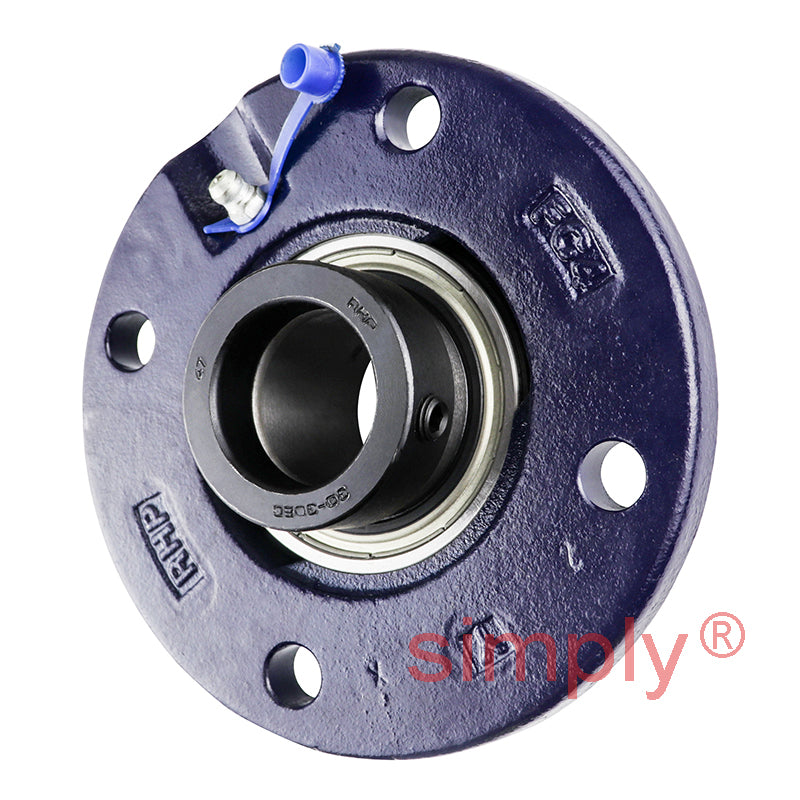 RHP FC30DEC-RHP Four Bolt Round Cast Iron Flanged Bearing Unit and 30mm Insert