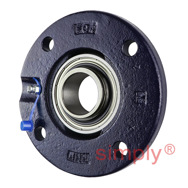 RHP FC30EC-RHP Four Bolt Round Cast Iron Flanged Bearing Unit and 30mm Insert