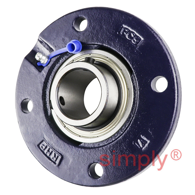 RHP FC35-RHP Four Bolt Round Cast Iron Flanged Bearing Unit and 35mm Insert