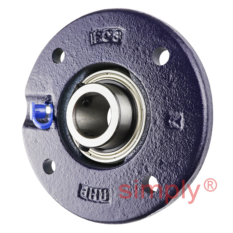RHP FC7/8-RHP Four Bolt Round Cast Iron Flanged Bearing Unit and 7/8 inch Insert