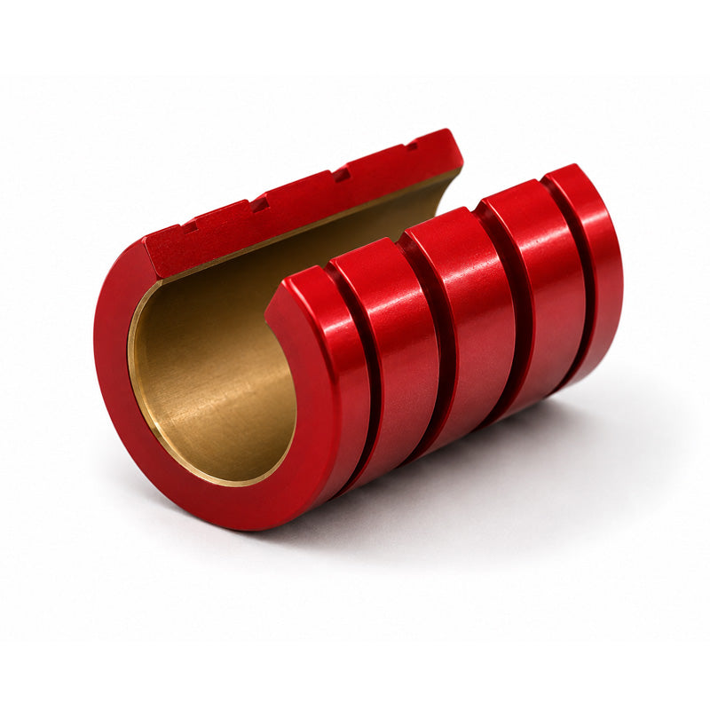 PBC FLN 10 Imperial Open Precision Linear Plain Bearing with Frelon Gold 0.625x1.125x1.5 inch (Allow 2-3 Days)