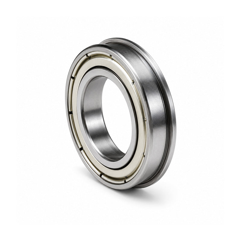 SF6902ZZ Budget Metal Shielded Stainless Steel Flanged Thin Section Deep Groove Ball Bearing 15x28x7mm