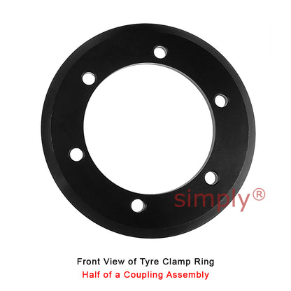 Dunlop F80F Drive Coupling Inner Tapered Locking Bush Type Max Bush Bore 60mm / 2-1/2 inch