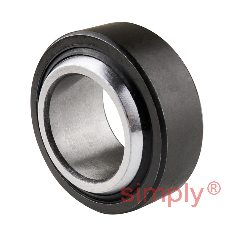 GE17UK2RS Rubber Sealed Spherical Plain Bearing with PTFE Lining 17x30x14x10mm
