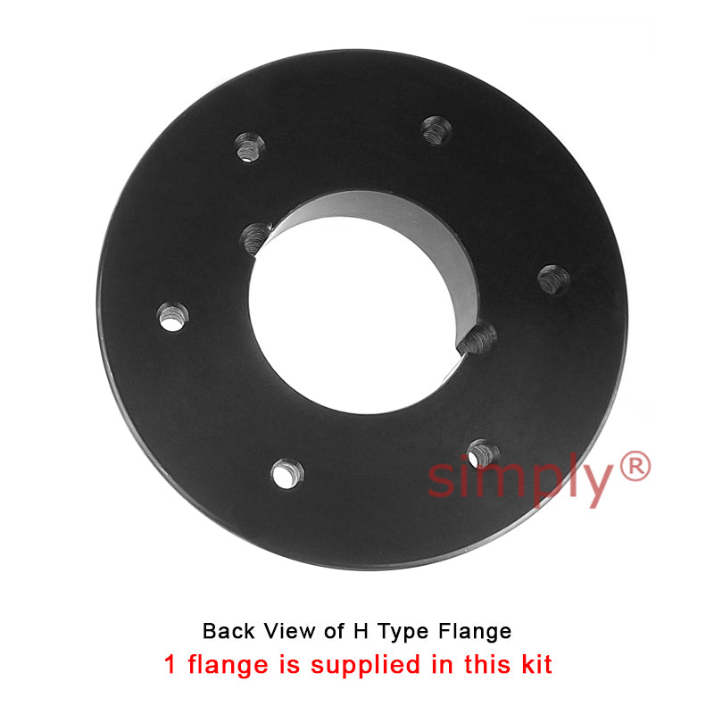 Major Brand F80H/F80B Outer Facing Taper Bore/Pilot Bored Tyre Drive Coupling Assembly with Fire Resistant Antistatic (F.R.A.S) Tyre