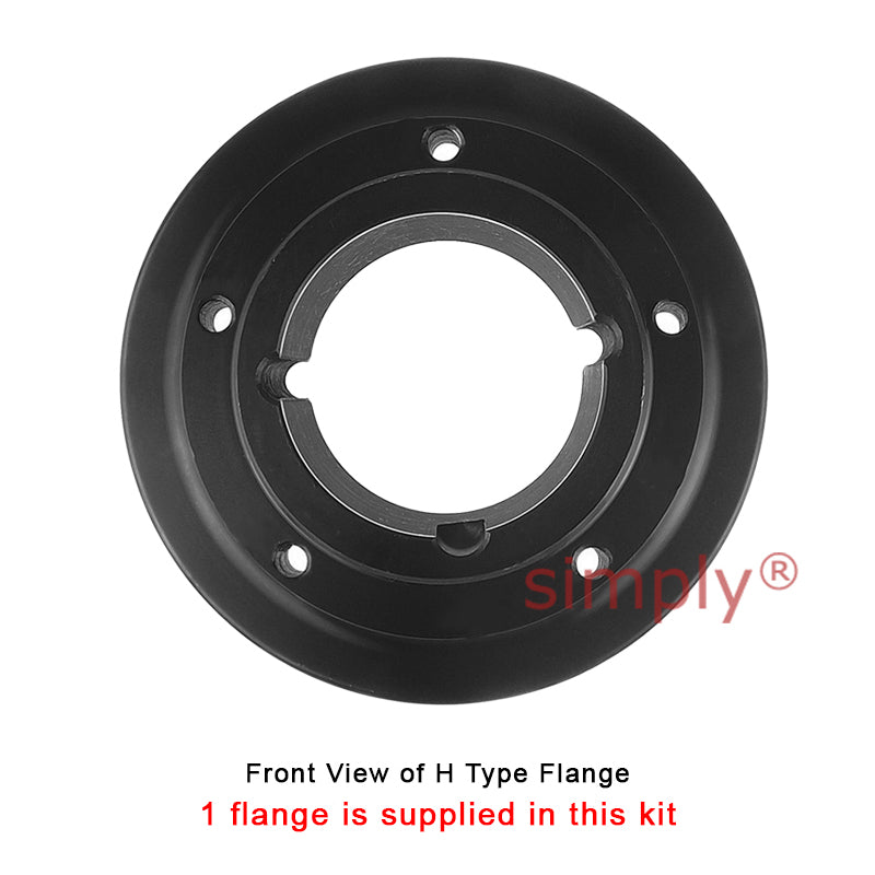 Major Brand F60H/F60F Inner/Outer Facing Taper Bores Type Tyre Drive Coupling Assembly with Natural Rubber Tyre