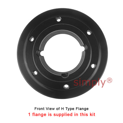 Major Brand F80H/F80B Outer Facing Taper Bore/Pilot Bored Tyre Drive Coupling Assembly with Fire Resistant Antistatic (F.R.A.S) Tyre
