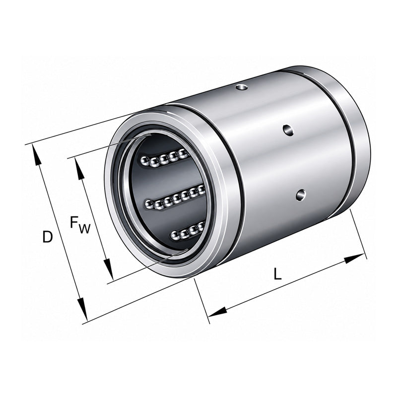 INA KBS50PP Linear Ball Bushing with Contact Seals 50x75x100mm