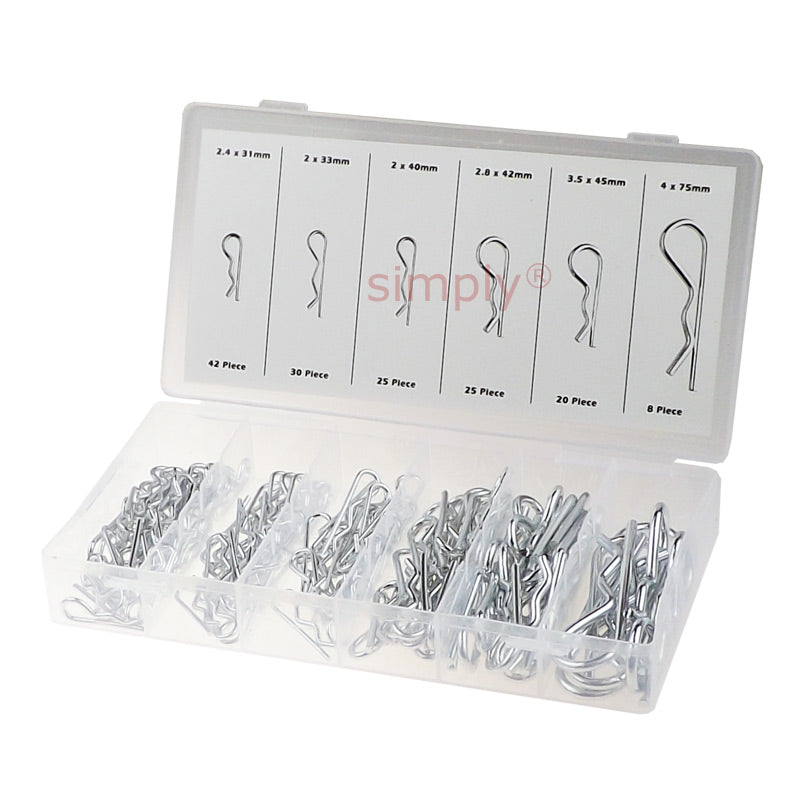150 Piece Spring Grip Clips Assorted Kit