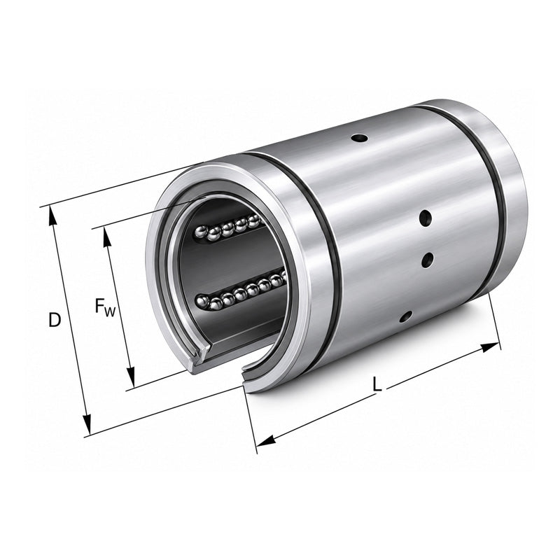 INA KNO25-PP Linear Ball Bearing 25x40x58mm - Allow 1-2 Days - Contact Us For Faster Delivery