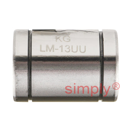 LM13UU Closed Linear Ball Bushing with Rubber Seals 13x23x32mm