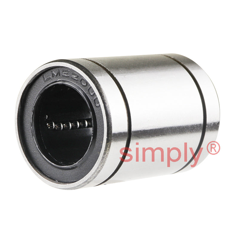 LME20UU Closed Linear Ball Bushing with Rubber Seals 20x32x45mm