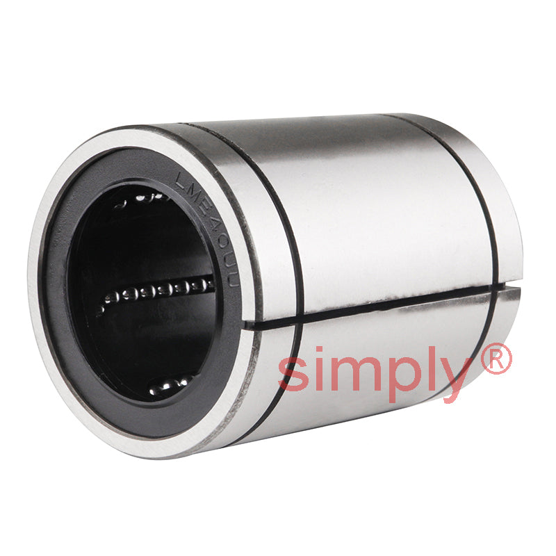 LME40UUAJ Adjustable Linear Ball Bushing with Rubber Seals 40x62x80mm