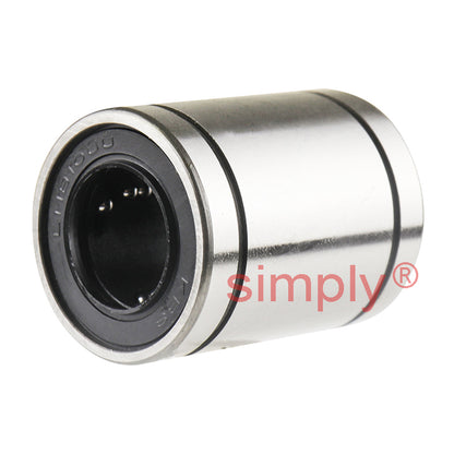 LMB10UU Imperial Closed Linear Ball Bushing with Rubber Seals 0.625x1.125x1.5 inch