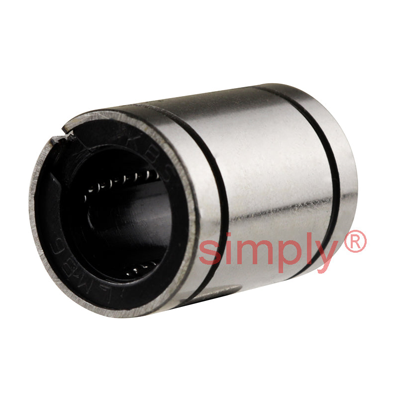 LMB6AJ Imperial Adjustable Linear Ball Bushing with Rubber Seals 0.375x0.625x0.875 inch