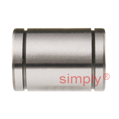 LMB8UU Imperial Closed Linear Ball Bushing with Rubber Seals 0.5x0.875x1.25 inch