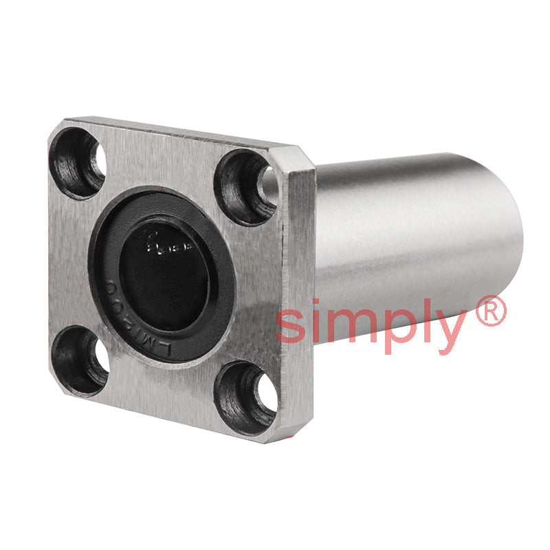 LMK12LUU Long Series Metric Square Flanged Linear Ball Bushing 12x21x57mm