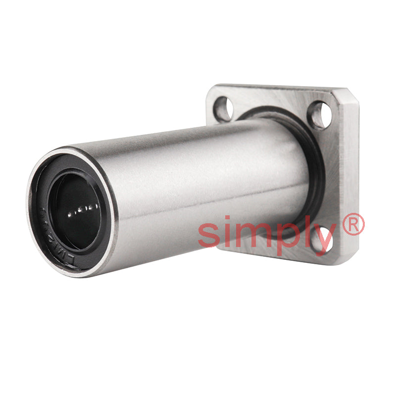 LMK12LUU Long Series Metric Square Flanged Linear Ball Bushing 12x21x57mm