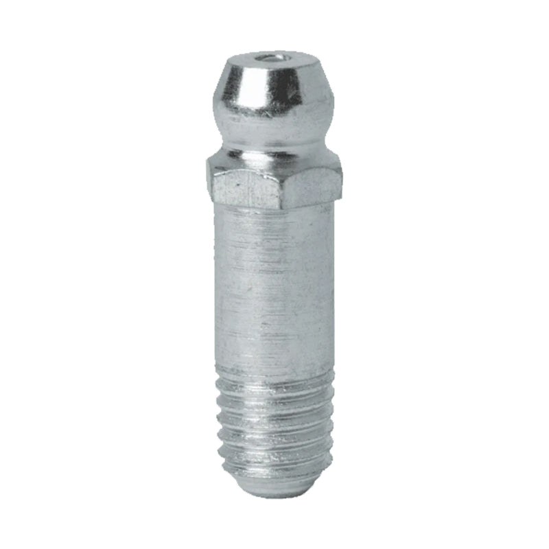 1/4x28 SAE-LT Hardened Mild Steel Zinc Plated 15/16 Long Straight Hydraulic Grease Nipples - Pack of 500