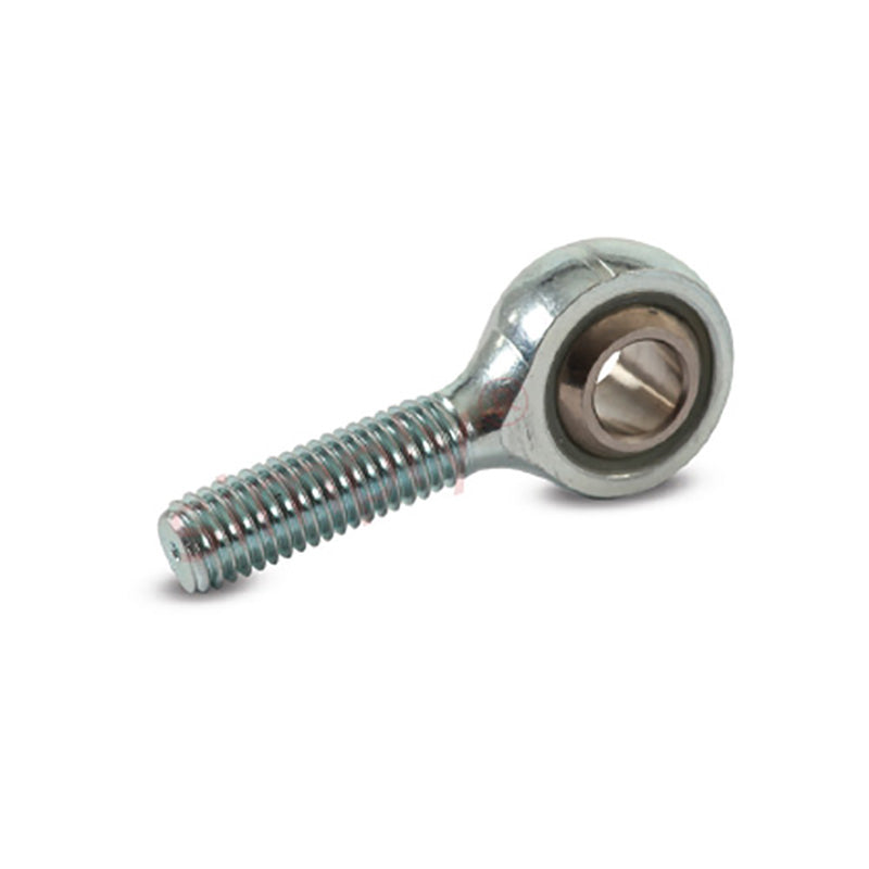 Dunlop MPL-M04-3 Left Hand Metric Stainless Steel / Nylon Lined Maintenance Free Plain Male Rod End M4x0.7 Thread - Allow 7-10 Days