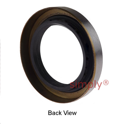 14x20x5mm Metal Cased Nitrile Rubber Rotary Shaft Oil Seal with Garter Spring R4 Type