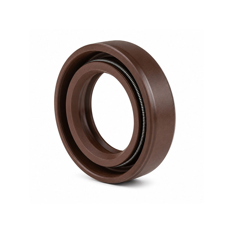 NAK 1.12x2.12x0.31 inch FKM Rubber Double Lip Rotary Shaft Oil Seal with Garter Spring TC - Allow 7-10 Days