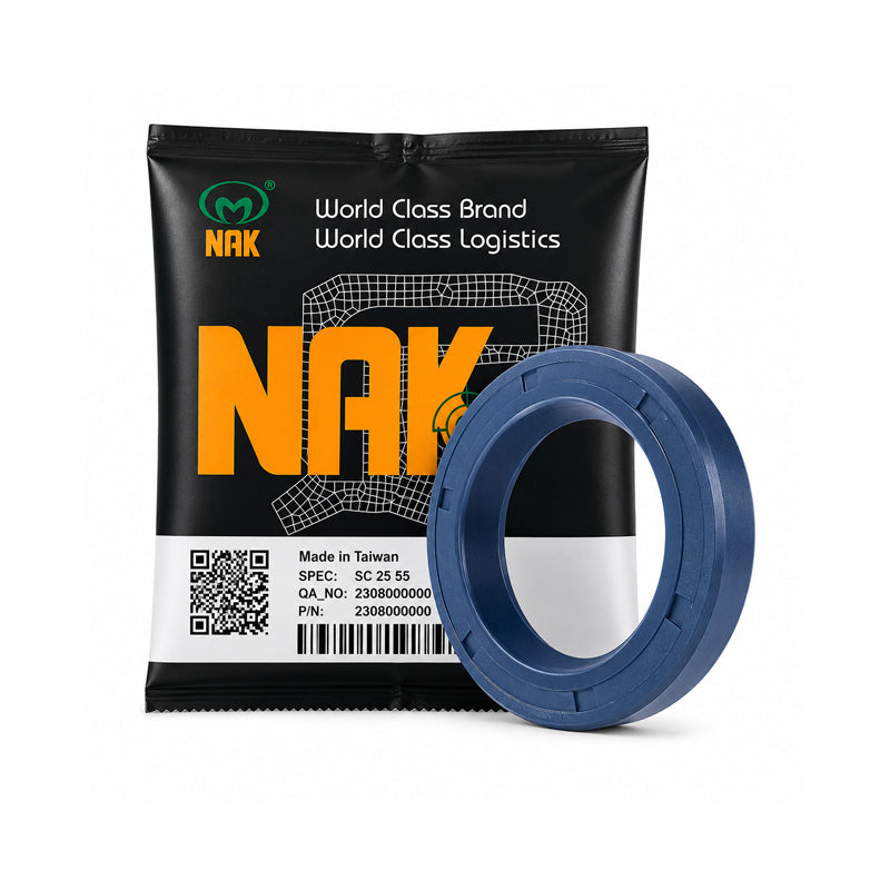 NAK 70x90x12mm Blue Corrugated Nitrile Rubber Double Lip Rotary Shaft Oil Seal with Garter Spring TG - Allow 7-10 Days