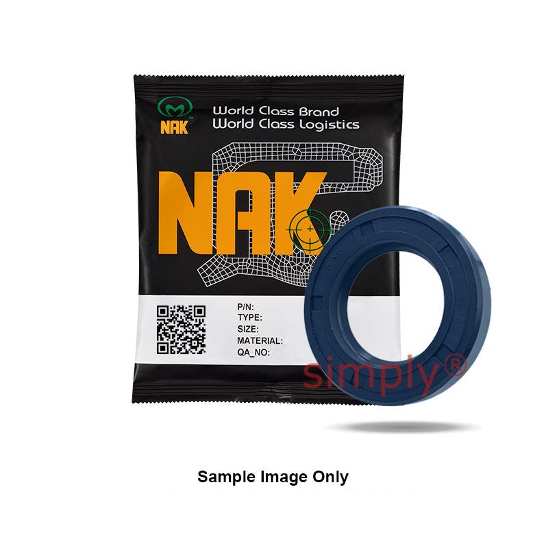 NAK 11x20x6mm Blue Nitrile Rubber Single Lip Rotary Shaft Oil Seal with Stainless Spring SC - Allow 7-10 Days