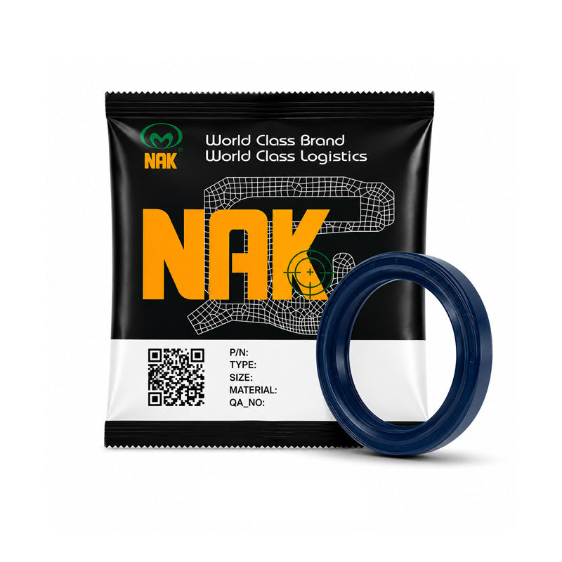 NAK 32x42x7mm Blue Nitrile Rubber Double Lip Rotary Shaft Oil Seal with Garter Spring TC - Allow 7-10 Days