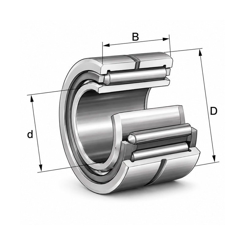 INA NKI25/30 Machined Needle Roller Bearing 25x38x30mm - Allow 1-2 Days - Contact Us For Faster Delivery
